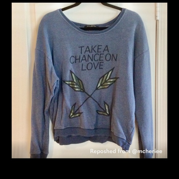Wildfox Sweaters - WILDFOX ‘Take a Chance on Love’ sweatshirt